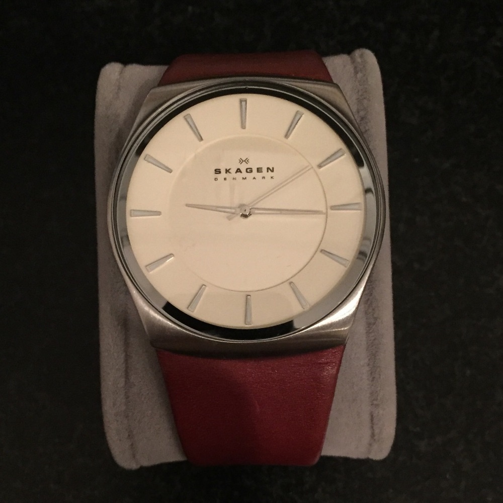 Skagen Watch with Leather Band SKW6084